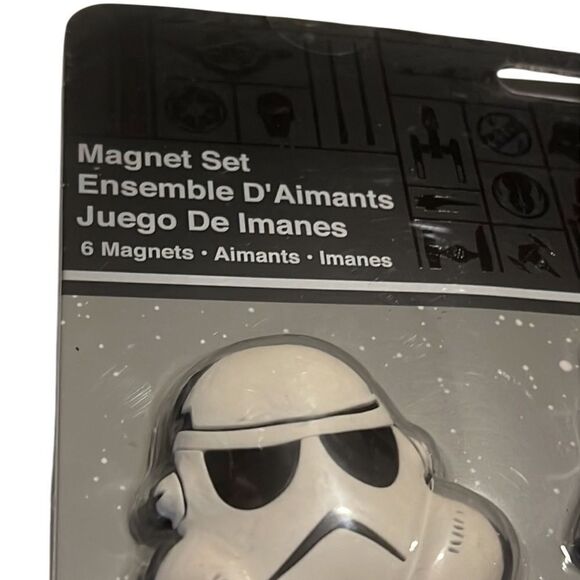 Disney Star Wars Character Six Magnets Set New in Packaging - Picture 5 of 6